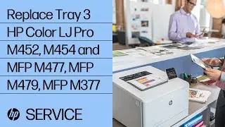 Replace the Tray 3 | HP Color LaserJet Pro M452, M454 and MFP M477, MFP M479, MFP M377 | HP