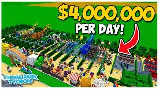 I Made The BEST Money Farm in Theme Park Tycoon 2! 🤑