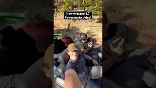 This trip was too much fun! #6point7 #uwharrie #wrecked6.7 #copartf250 #dieselgokart