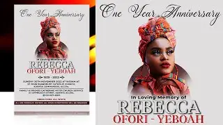 How to make a Funeral Poster in Photoshop