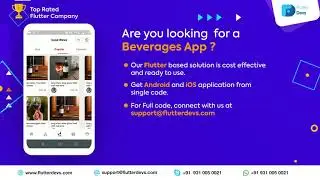 Flutter Beverages Demo App