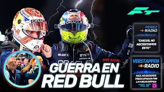 CHECO PEREZ DESCONFIÓ y VERSTAPPEN DESOBEDECIÓ, la GUERRA de RED BULL ESTALLA en JEDDAH
