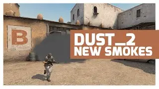 Dust2 B-Site Door Smoke From Tunnels - CS:GO