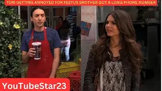 Tori Vega getting ANNOYED for Festus brother got a long phone number on Victorious