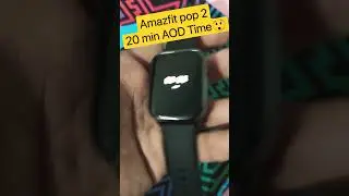 Amazfit pop 2 🔥 AOD for limited time 