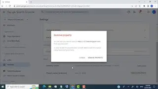 How to Remove website from Google Search Console Blogger WordPress Website Delete Site Property