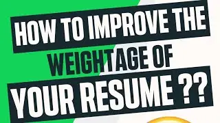 Follow these 5 Steps to Write an Impressive RESUME🔥 | How to Write a Resume