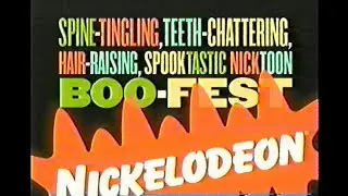 A pair of Halloween themed bumpers / eyecatches for program blocks on Nickelodeon from 2001