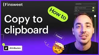 (Legacy v1) How to create a copy to clipboard in Webflow