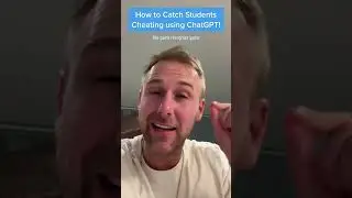 how to catch students using ChatGPT!! 