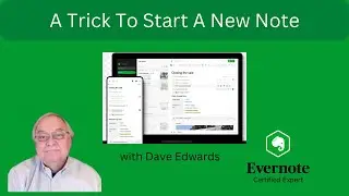 A Trick To Starting A New Note in Evernote