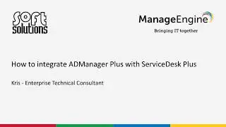 How to integrate ADManager Plus with ServiceDesk Plus