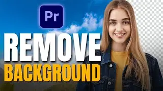 REMOVE BACKGROUND From VIDEO In Premiere Pro