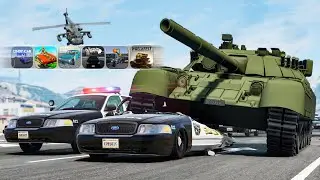 😱ТАНК ПРОТИВ МАШИНЫ В РАЗНЫХ ИГРАХ *на телефоне*