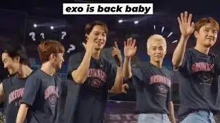 exo are finally breathing the same air again
