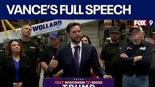 JD Vance campaigns in Eau Claire, Wisconsin [FULL SPEECH]