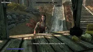 Relaxing walk around Whiterun