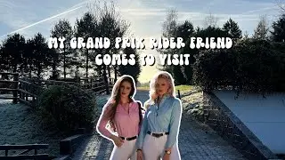 MY INTERNATIONAL GRAND PRIX RIDER FRIEND JUMPS TEDDY?! (and rides sonny too!)