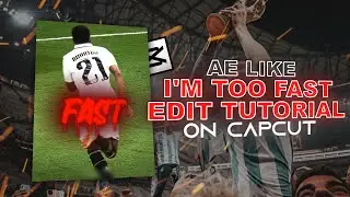 Viral Keep Up I'm Too Fast Edit Tutorial on Capcut | How to Make I'm Too Fast Edit Capcut Tutorial