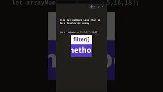 JavaScript filter Method || Filter Method with Example       