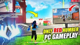 Playing Free Fire In PC - Only Red Numbers One Tap Headshots Like Raistar ? Garena Free Fire