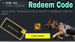 *FREE* How To Get FREE Legendary K9 UNIT in Codm Redeem Code October 2021 | Codm Redeem Code October