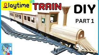 How I Made The Poppy Playtime CH 2 Train In REAL LIFE Out of WOOD & LEGO Part 1