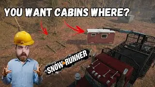 🔴Live - SnowRunner - Lets Deliver Some Cabins and Explore