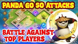 PANDA GO EVENT 50 ATTACKS | BATTLE AGAINST TOP PLAYERS | CASTLE CLASH