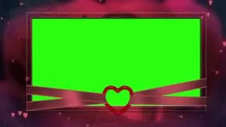 Green Screen Roses Frame
