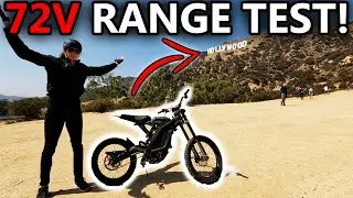 You Wont Believe the NEW 72v Sur Ron RANGE!