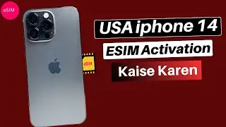 USA iPhone 14 Pro Max eSIM Activate Kaise Karen | How to activate iPhone 14 eSIM outside USA [HINDI]