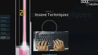 Osu mania! Insane techniques