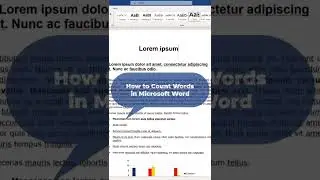 How to Count Words in Microsoft Word