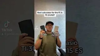 The best calculator for the FE and PE Exam? 