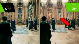 Hogwarts Legacy -  Reflections FIXED | Ray Tracing On/Off Comparison  |  RTX 4090