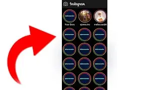 😦 Как сделать жёлто-зелёную обводку в instagram stories?
