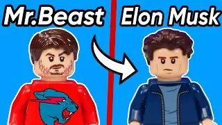 I Made 100 FAMOUS PEOPLE in LEGO...
