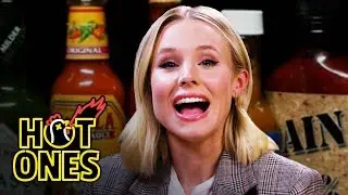 Kristen Bell Ponders Morality While Eating Spicy Wings | Hot Ones