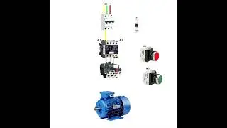 Induction motor protection via thermal relay . Защита Асинхронного двигателя через  тепловой реле