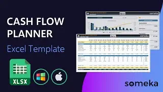 Company Cash Flow Planner | Excel Template | Income and Expense Tracker