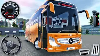 Bus Simulator : Ultimate #16 - Coach Bus Mercedes Road Driving - Android GamePlay
