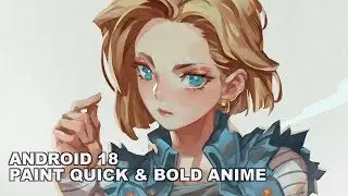 Paint Quick and Bold Anime /  Android 18 / DBZ