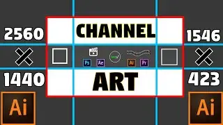 How to make a Professional Youtube Banner or Channel Art in Adobe Illustrator CC 2020
