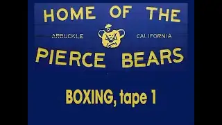 1977 Pierce High School Boxing Video #1