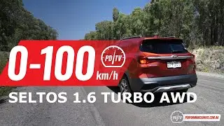 2020 Kia Seltos 1.6T AWD 0-100km/h & engine sound