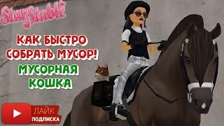 Как БЫСТРО собрать МУСОР в Star Stable? | Мусорная кошка