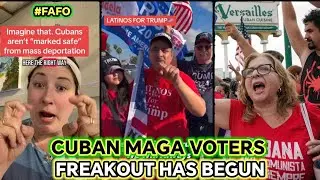 CUBAN MAGA Voters Are FROZEN In Fear & REGRET Their Vote As Trump Revokes Legal Status 