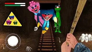 СЕКРЕТНЫЙ ТОННЕЛЬ СЕМЬЯ ХАГГИ ВАГГИ POPPY PLAYTIME HUGGY WUGGY SECRET TUNNEL SCP HORROR GAME