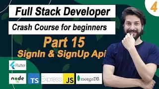 Part 15:  Flutter Note App Part 4 | SignIn & SignUp Api | Full Stack Flutter Dev | 2023 | URDU